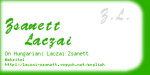 zsanett laczai business card